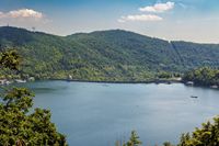 Edersee mit Sperrmauer