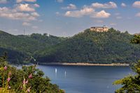 Edersee mit Schloss Waldeck