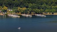 Edersee - Blick auf den Bootssteg